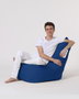 Atelier Del Sofa Diamond - Blue Saco de judas para jardin Azul Tejido poliester impermeable Comodidad y relajacion 60x90cm Max 200kg
